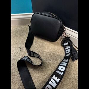 Ahdorned Black Crossbody Bag